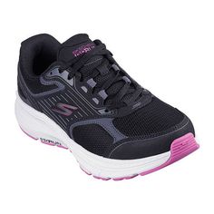 Find total workout comfort in earth-conscious style by wearing Skechers Go Run Consistent 2.0 - Advantage. Designed with recycled materials, this performance lace-up features an athletic mesh upper, responsive ultra light cushioning, stride-efficient m-strike technology, and a Skechers air-cooled goga mat insole. Our planet matters: Good for your feet. Good for the world.Features: LightweightClosure Type: Lace-UpUpper/Outer Base Material: 100% MeshShoe Lining Material: TextileSole Material Content: 100% RubberCountry of Origin: Imported Sporty Walking Shoes With Ortholite Insole For Workout, Ortholite Low-top Walking Shoes For Workout, Low-top Ortholite Insole Walking Shoes For Workout, Black Running Shoes With Arch Support For Light Exercise, Black Running Shoes For Light Exercise With Round Toe, Black Running Shoes With Round Toe For Light Exercise, Black Walking Shoes With Arch Support For Light Exercise, Black Running Shoes For Light Exercise, Black Synthetic Running Shoes For Light Exercise