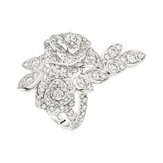 G34UV800 Piaget Ring, Piaget Rose, Rose Diamond Ring, Luxury Jewelry Store, Expensive Jewelry Luxury, Favorite Flower, White Gold Set, Rose Ring, Gold Diamond Necklace