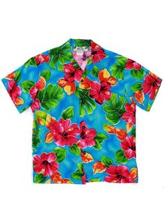 TP 107R [Hibiscus Watercolor / Blue] Boys Hawaiian Shirt - Boys - Kids Wear | AlohaOutlet SelectShop Vivid Magenta, Tropical Adventure, Tropical Fabric, Rayon Shirt, Cool Hawaiian Shirts, Blue Hawaiian, Hawaiian Print, Aloha Shirt, Made Clothing