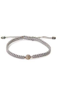 Adjustable White Gold Braided Sterling Silver Bracelet, Adjustable White Gold Braided Bracelet In Sterling Silver, Luxury Adjustable Silver Braided Bracelets, Adjustable Round Jewelry With Sliding Knot, Silver Adjustable Cord Bracelet, Silver Bracelets With Adjustable Cord, Adjustable Silver Macrame Jewelry, Elegant Adjustable Friendship Bracelets, Adjustable Round Diamond Bracelet