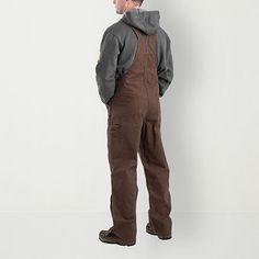 The heartland unlined washed duck bib overall offers maximum durability and functionality with features such as a covered knee-length zipper, multiple pockets, brass rivets, and reinforced knees. Adjustable elasticized bib straps ensure a comfortable fit for all-day wear.Add 6" over your actual waist size for proper fit. For example, if you wear 32 x 34 pants, you would order a 38 x 34 bib.Closure Type: BuckleIndustry: ConstructionPockets: 2 Side Slip PocketsApparel Length: 56 InchesFiber Conten Utility Cotton Overalls For Outdoor, Fall Utility Shortalls For Workwear, Brown Cotton Overalls With Pockets, Brown Cotton Overalls, Cotton Overalls For Outdoor Fall Activities, Outdoor Bib Front Overalls With Pockets, Utility Overalls With Side Pockets And Bib Front, Cotton Bib Front Overalls For Outdoor, Cotton Overalls With Pockets For Outdoor Activities