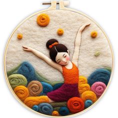 Needle Felting kit - Yoga