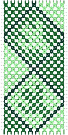 an image of a green and white pattern with black dots on the bottom right corner