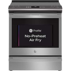 an oven with the words no - preheat air fry on it