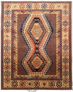 Caucasian Rug - Kazak Carpet - enjoyistanbul.com Rugs And Carpet, Beige Rug