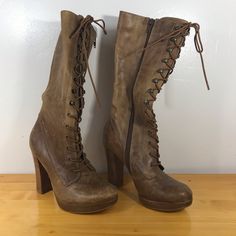 Heel Height- 4.5” Brown Goth, Goth Victorian, Victorian Boots, Shoes Steve Madden, Steve Madden Shoes, Shoes Heels Boots, Shoes Women Heels, Steve Madden, Heeled Boots