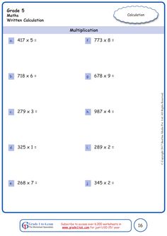 the worksheet for addition and subtraction