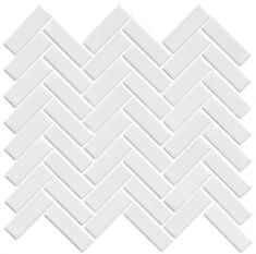 white herringle tile pattern on a white background