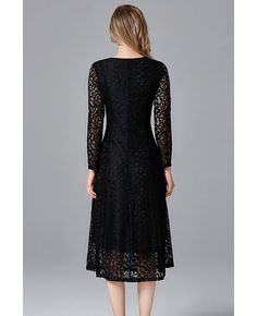 Get 10% off now! Buy l-5xl modest black lace long sleeved dress for women at cheap price online. Free stable shipping and pro custom service since 2009. Black Fitted Long Sleeve Lace Dress, Formal Long Sleeve Lace Dress, Elegant Black Long Sleeve Dress For Fall, Black Fitted Lace Dress With Long Sleeves, Elegant Black Long Sleeve Evening Dress, Elegant Fall Lace Dress, Black Lace Sleeve Dresses For Winter, Black Lace Trim Dress For Winter, Knee-length Lace Dress With Lace Sleeves For Fall