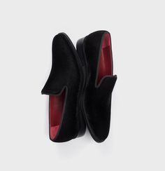 Velvet Slip-On Shoes | The Black Tux Mens Tux, Suit Prom, Black Tux, Velvet Shoes, Tuxedo Shirts, Wedding Rentals, The Velvet, Your Outfit, Rich Textures