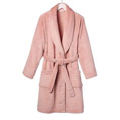 Slip on the super soft and plush robe from Wellbeing for instant comfort. The textured fabric provides great absorption and smoothness on your skin. Adjustable belt lets you cinch into place easily. Available Sizes: Small, Medium, Large, and Extra Large Product Care: Machine wash Material: 100% Polyester Linen Bathrobe, Plush Robe, Shipt Shopper, Dragon Pictures, White Coral, Color Blush, Adjustable Belt, Wide Sleeves, Textured Fabric