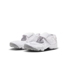 Nike Air Rift BP 322359-111 White Non-slip Sneakers For Light Sports, White Functional Slip-resistant Running Shoes, Functional Non-slip White Running Shoes, Nike Scratch-resistant Running Shoes For Sports, White Scratch-resistant Sneakers For Light Sports, White Scratch-resistant Sneakers For Training, White Scratch-resistant Sneakers For Sports, White Non-slip Sporty Sneakers, White Slip-resistant Running Shoes For Streetwear