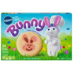 an image of bunny cookies in the grass