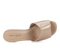 Introducing the Solanz Chris Dress Sandals – a perfect combination of elegance and comfort. Crafted by Solanz, these dress sandals are designed to elevate your formal and semi-formal looks with a touch of sophistication. Open toe, Slip-on for easy entry, Lightly padded footbed, Breathable fabric lining, Durable texture outsole, Flexible and lightweight construction | Women's Solanz Chris Dress Sandals in Dark Beige Size 7.5 Wide Beige Formal Mules For Summer, Summer Formal Beige Mules, Elegant Beige Wedge Sandals For Summer, Elegant Slip-on Wedge Sandals For Spring, Elegant Open Toe Mules With Cushioned Footbed, Elegant Beige Wedge Sandals, Formal Summer Mules With Round Toe, Open Heel Wedge Sandals For Formal Summer Events, Summer Formal Wedge Sandals With Open Heel