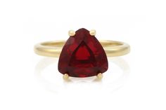 Easily stand out with the sophisticated elegance of this Garnet birthstone ring. Gem rings are adorable ways to spice up your style. This gold solitaire ring is handcrafted to suit almost every occasion - as a fashion piece or gift. Exquisitely vibrant jewelry piece. Bands are customizable, with metals to choose from Can be purchased with engraving Nickel Free and Tarnish Resistant Thoughtfully packaged with a fancy gift kit Product specifications Jewelry Information Metal stamp 14K Metal Gold F Elegant Red Gemstone Stackable Rings, Elegant Red Stackable Rings With Bezel Setting, Elegant Red Promise Stackable Rings, Elegant Ruby Stackable Rings With Bezel Setting, Elegant Stackable Rings With Accent Stones For Formal Events, Elegant Stackable Rings With Accent Stones For Formal Occasions, Classic Solitaire Ruby Ring For Promise, Classic Solitaire Ruby Promise Ring, Elegant Red Stackable Rings