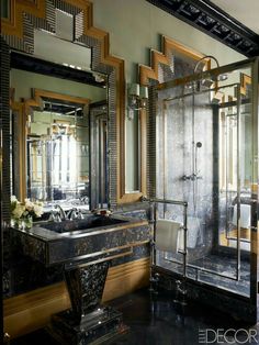 an instagramted photo of a fancy bathroom