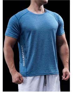 Ice Silk Men’s Printed Quick Dry Sports & Workout T Shirt Fitness T Shirts, Gym Wear Men, Athleisure Men, Gym Wear For Women, Gym Outfit Men, Fitness Gadgets, Sports Workout, Gym Clothes Women, Athleisure Women