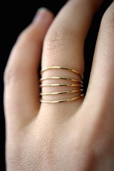 Stacking Rings Gold, Delicate Gold Ring, Jewelry Design Studio, Gold Stacking Rings, Plain Rings, Ring Trends, Stacking Ring Set, Steampunk Necklace, Gold Ring Designs