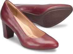 We designed the Parisa with an elegant toe shape and block heel for a flattering, all-season look that�s crafted for all-day comfort. Elegant 4-inch Block Heels For Fall, Classic Low Heel Block Heels For Fall, Fitted Court Shoes With Block Heel And Removable Insole, Fall Stacked Heel Block Heels, Fitted Block Heels With Padded Heel And Round Toe, Formal Block Heels With Stacked Heel And Round Toe, Formal Closed Toe Block Heels, Elegant Stacked Heel Heels For Fall, Casual Low Block Heels With Stacked Heel