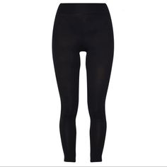 Basic Black Leggings! Keep Your Look Super Chic With These High Waist Leggings. Featuring Black Jersey Material With A High Waistline And Figure-Hugging Fit, Team These With A Crop Top, Flannel Shirt And Lace-Up Kicks To Finish The Look. High Rise Tight Elastane Leggings, High Waist Tight Leggings With Elastic Waistband, Black Tight Bottoms With Elastic Waistband, Tight Black Elastane Pants, High Waist Elastane Leggings With Elastic Waistband, High-waist Elastane Leggings With Elastic Waistband, Chic Black Leggings With Minimal Stretch, Black Elastic Leggings, Sleek Black Leggings With High-cut Leg