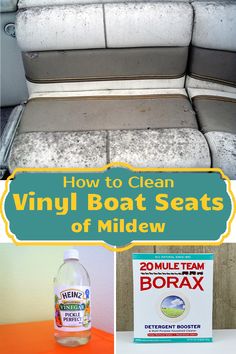 how to clean vinyl boat seats of mid - term borax and other items