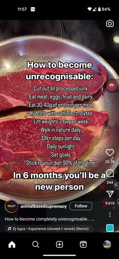 Carnivore Meal Plan, Fat Burning Meals, Carnivore Diet, Surprising Facts, Optimal Health, Live Your Best Life, Health And Beauty Tips, Break Free, Health Diet