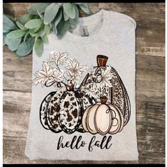 Cute Design ! Custom Made And Will Ship Within A Few Days! On Gildan Unisex Short Sleeve Check Out My Page For More Designs Cheetah Pumpkin, Fall Graphic Tee, Its Fall Yall, Fall Graphic, Its Fall, Fall Yall, Fall Tee, Love Fall, Timor Leste