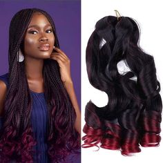 Imani TBUG French Curls 22" Bouncy 6 Pack Braiding Hair – Bella Chic Hair & Beauty Braid Magic, Waves Overnight, Black Hair Protective Styles, Braided Braids, Overnight Braids