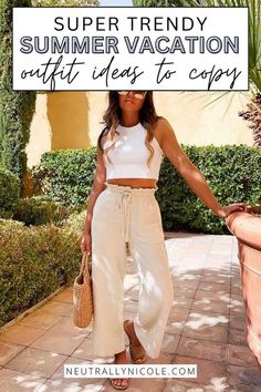 Cruise Breakfast Outfit, What To Wear In Panama, January Florida Outfits, Outfits To Wear To Hawaii, Outfit For Cruise Caribbean For Women, Punta Mita Outfits, Florida Fashion 2024, Summer Vacation Outfit Inspo 2024, Women’s Beach Vacation Outfits