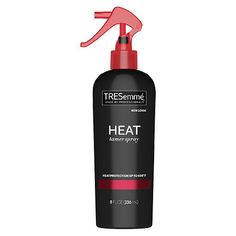 The heat is on! Curling wands, flat irons, blow dryers, mermaid wavers-heat styling causes damage, breakage, split ends and dry hair. Stand up to heat styling with our Keratin Smooth Heat Protection Spray, made to prep and protect your strands up to 450 degrees F. Our heat protecting formula is designed to enhance hair's flexibility and help it hold its shape, all while fighting heat damage. Give your hair the heat protection it needs to banish frizz, once and for all. This lightweight spray Tresemme Heat Protectant, Heat Spray, Anti Frizz Serum, Heat Protectant Spray, Heat Protectant Hair, Heat Protector, Curling Irons, Heat Protectant, Heat Styling Products