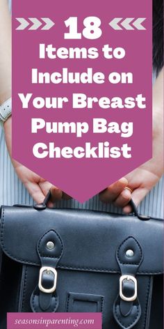 Heading back to work as a pumping mom and want to make sure you have everything you need packed in your breast pump bag? Grab the free checklist of breast pump bag essentials so you have everything you need as a new pumping mom! Best Breast Pump