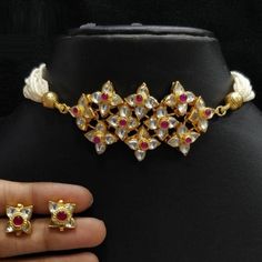 Thanks for the great review rini27478 ★★★★★! https://etsy.me/3IKZJuL #etsy #gold #necklace #women #brass #kundannecklace #kundanchoker #kundanjewelry #indianjewelry #sabyasachi Ruby Bangles, Pink Stones, Pink Ruby, Bridal Jewelry Collection, Ruby Beads, Stud Earrings Gold, Kundan Necklace