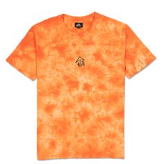 Is it just us, or can you also see this in a music video? This color pops off, just like you - Our bold orange tie-dye t-shirt will jumpstart your evolution. Features 100% cotton for exceptional comfort Original Metal Umbrella logo on the front Woven neck tag Fit Female model is 5'2" and is wearing a size XS Male model is 6'3" and is wearing a size L Orange Tye Dye Shirt, Orange Tie Dye Shirts, Umbrella Logo, Ty Dye, Fit Female, Orange Tie Dye, Monogram T Shirts, Textiles Projects, Orange Tie