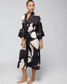 Satin Midi Robe - Soma Evening Kimono With Satin Finish, Evening Kimono With Satin Finish And Kimono Sleeves, Satin Kimono Robe With Satin Finish, Satin Robe With Kimono Sleeves, Satin Kimono Sleeve Robe, Satin Robe With Kimono Sleeves For Evening, Evening Satin Robe With Kimono Sleeves, Elegant Satin Wrap Kimono, Elegant Satin Wrap Robe