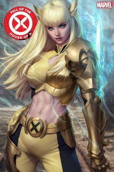 an image of a woman with blonde hair and armor