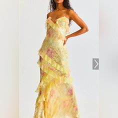 Originally Purchased As A Size 4 But Has Been Altered To A Size 00. Straps Can Be Taken Out To Make Longer If Needed. Fancy Dresses, Maxi Dress, Yellow, Womens Dresses, Dresses, Color