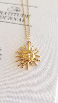 Stainless Steel 18K Gold Plated 17 + 2 1/2 inches (totally adjustable) Charms: Stainless Steel 18k Gold Plated Minimalist Sun Design Necklace As Gift, Symbolic Silver Necklace With Sun Design, Gold Sun Design Necklace In Metal, Silver Sun Design Pendant Necklace, Celestial Sun Design Pendant Necklace, Minimalist Necklace Silver, Luxury Rings, Mens Wedding Rings, Minimalist Necklace