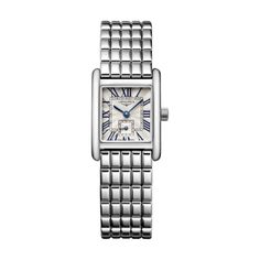 Longines Mini Dolcevita 21.50 x 29mm Women's Watch, Silver Flinque Dial Diamond Bezel Bracelet, Bezel Bracelet, Longines Watch, Kate Winslet, Quiet Luxury, Bezel Diamond, Jennifer Lawrence, Stainless Steel Watch, Steel Bracelet