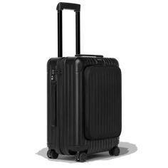 RIMOWA Essential Sleeve Cab - Black Matte | Editorialist Luxury Nylon Luggage With Sleeve, Luxury Nylon Luggage With Luggage Sleeve, Modern Black Luggage With Sleeve, Modern Black Luggage With Luggage Sleeve, Modern Hard Shell Luggage With Sleeve, Luxury Nylon Rectangular Luggage, Functional Hard Shell Luggage With Sleeve, Modern Hard Shell Luggage For Travel, Hard Shell Case With Luggage Sleeve