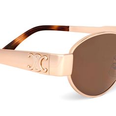 Iconic Celine Triomphe Sunglasses With Celine Case Bag ! Celine Triomphe 01 Sunglasses, Celine Triomphe Sunglasses, Celine Triomphe 04 Sunglasses, Celine Triomphe Metal 01 Sunglasses, Luxury Rose Gold Sunglasses With Uv Protection, Sunglasses Women Celine, Celine Metal Sunglasses, Celine Accessories, Celine Triomphe