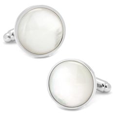 Classic and chic, our Silver and Mother of Pearl Stud Set grants an immediate ensemble boost to your formal wardrobe. Smooth, iridescent Mother of Pearl discs nestle inside silver-finished settings for a simple, classic look suitable for any event. The expert craftsmanship of our base metal stud set ensures long-lasting durability. To add an additional boost, pair this set with our Mother of Pearl Inlaid Tie Clip for a finished look. Pearl Cufflinks, Pearl Cuff, Stud Set, Cufflinks Men, Mother Pearl, Mens Gift Sets, Baby Clothes Shops, Pearl Studs, Cuff Links