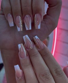 Elegant Touch Nails, Nails Bright, Nails Brown, Nails Chrome, Acrylic Toe Nails, Fancy Nails Designs, Girly Acrylic Nails, Work Nails, Design Nails