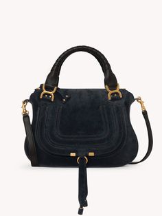 Chloé Marcie Double Carry Bag | Chloé US Suede Shoulder Bag With Gold-tone Hardware, Luxury Suede Satchel With Double Handle, Luxury Suede Top Handle Satchel, Luxury Suede Bags With Gold-tone Hardware, Suede Bags With Gold-tone Hardware And Top Handle, Suede Top Handle Bag With Gold-tone Hardware, Suede Tote Bag With Gold-tone Hardware, Suede Bags With Double Handle And Detachable Strap, Suede Bags With Detachable Strap And Double Handle