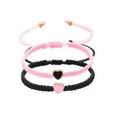 PRICES MAY VARY. 【MATERIAL】:heart couple charm bracelet are made of by high quality alloy .Pure handmade,strong and sturdy rope strentch genuine nylon rope leather bracelet ,comfortable touch feeling,adjustable length easy to customize the fitting for men and women. 【FOREVER BRACELETS】:Lucky Heart couple bracelet makes the perfect gift for a best friend or loved one. Show you mean forever with the infinity symbol,9 infinity Couple bracelet is delicate enough to work with just about any outfit. M Bra Strap Bracelet For Boyfriend Tiktok, Forever Bracelets, Matching Bracelets For Couples, Bracelets For Couples, Heart Braid, Heart Couple, Card Weaving, Couple Bracelet, Black And White Heart