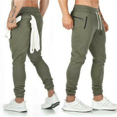 Fall Pants, Casual Sweatpants, Casual Joggers, Men Trousers, Short Denim