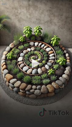 Diy Rock Garden Ideas Landscaping, Camping Garden Ideas, Witchy Yard Ideas, Decorating With Stones, Garden Arches Ideas Backyards, Mini Garden Ideas, Mini Rock Garden, Diy Rock Garden, Rock Garden Ideas