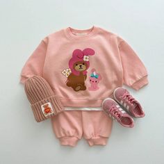 Introducing the Lightweight Cartoon Print Casual Jogger Set - the perfect addition to your little one's wardrobe! 👶🏼 Styled in a casual look, this set features a lightweight worsted fabric that keeps your baby cool and comfortable all day long. 🌞 The long sleeves and pullover closure ensure maximum comfort and ease of movement, while the O-neck collar adds a touch of style. Perfect for spring and autumn seasons, this set is suitable for babies between 9-36 months old. The unisex design makes it ideal for both boys and girls, and the O-neck collar ensures easy dressing and undressing. 👦🏽👧🏾 Specifications: Style: Casual Material: Cotton Fabric Type: Worsted Sleeve Length: Long Fit: Fits true to size; take your normal size Season: Spring & Autumn Item Type: Sets Age Range: 9–36 months Playful Crew Neck Winter Sets, Playful Winter Sets With Crew Neck, Cute Cotton Cartoon Print Sets, Cute Cotton Sets With Cartoon Print, Casual Long Sleeve Sets With Cartoon Print, Casual Long Sleeve Cartoon Print Set, Long Sleeve Sets With Cartoon Print For Playtime, Cotton Cartoon Print Long Sleeve Set, Cotton Long Sleeve Cartoon Print Set