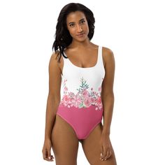 This unique mauve pink one-piece swimsuit for all figures will bring out your best features. Enjoy the smooth fabric and the flattering design, and show it off by the sea or pool! * NO REFUNDS AS THIS IS CUSTOM MADE FOR YOU. * BE SURE TO TAKE MEASUREMENTS ACCORDING TO SIZE CHART B4 ORDERING. * Manufacturer will ship from location closest to delivery zip code provided.  * See CARE INSTRUCTIONS to keep colors vibrant. * 82% Polyester, 18% Spandex * Fabric weight: 6.78 oz/yd² (230 g/m weight may vary by 5% * Chlorine-resistant fabric * Cheeky fit with a scoop neckline and a low scoop back * Zig-zag stitching * Double-layer front  * Four-way stretch material stretches and recovers on the cross and lengthwise grains Pink Fitted Swimwear With Lined Body, Fitted Pink Swimwear With Lined Body, Fitted Pink Lined Swimwear, Pink Sleeveless Tankini For Swimming, White Leotard For Beach And Summer, White Summer Beach Leotard, Fitted Pink Tankini For Beach Season, Pink Stretch Swimwear For Swimming, Pink Swimwear For Swimming