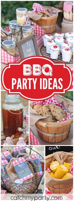 bbq party ideas including cookies, pies and desserts are great for parties