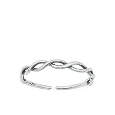 Sterling Silver Weave Toe Midi Ring Adjustable Band 925 New Jewelry Female Unisex All our silver jewelry is crafted from .925 silver also commonly referred to as sterling silver. Sterling silver is the standard for beautiful high-quality silver jewelry and cannot be replicated by lower priced silver plated jewelry. It is 92.5% pure silver, mixed with alloys to add strength and durability to stand the test of time. Keep your fine jewelry shiny and elegant by storing it properly. Jewelry needs to Tarnish Remover, Midi Ring, Midi Rings, Silver Plated Jewelry, New Jewelry, Pure Silver, Women Rings, Womens Watches, 925 Silver